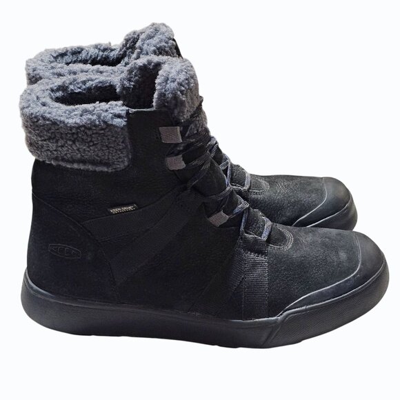 KEEN Women’s Size 7.5 / 38 ELLE Winter Waterproof Insulated Boots Black 1026710 - Picture 1 of 12